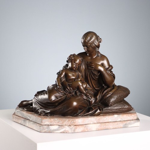 Antike skulptur mutter und - antike,