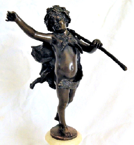 Alte halb akt bronze skulptur - alte,