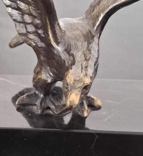 Antiker adler bronze mit - antiker,