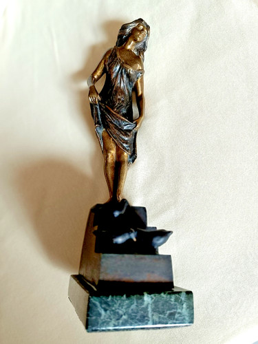 Jugendstil bronze jungfer - bronze, *jungfer