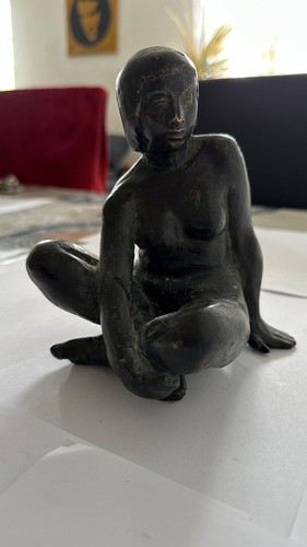 Zeitlose bronzefigur - bronzefigur, –