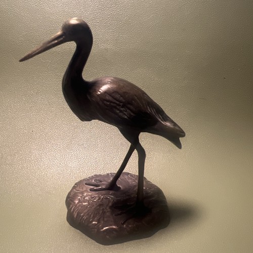 Storch vogel bronze - storch,