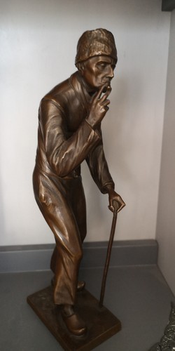 Bronzefigur alter mann - alter,