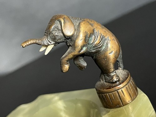 Art déco aschenbecher bronze - aschenbecher,