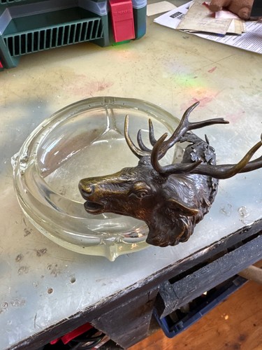 Antiker aschenbecher schale - /,